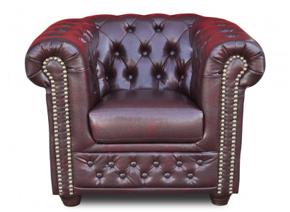 Chesterfield Armchair TV Couch 1-Seater Sofa Fabric Textile Couches Upholstery